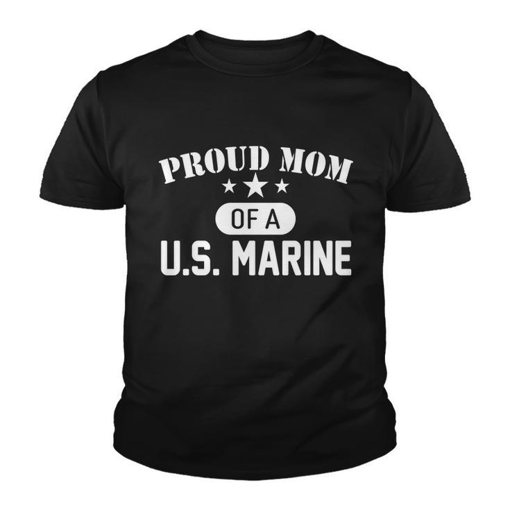 Proud Mom Of A US Marine Mothers Day Youth T-shirt