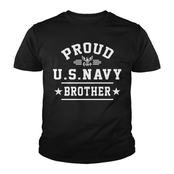 Proud Navy Brother Youth T-shirt