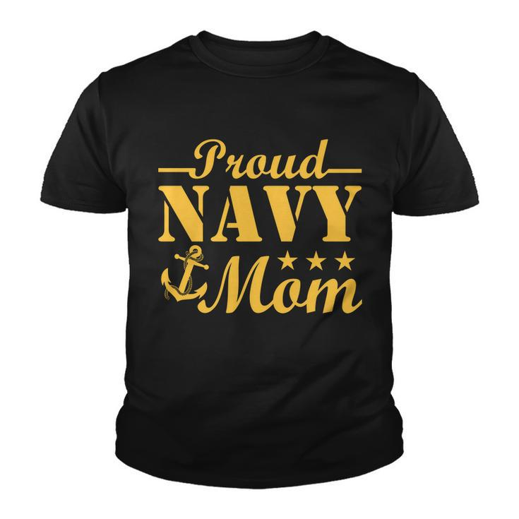 Proud Navy Mom Tshirt Youth T-shirt