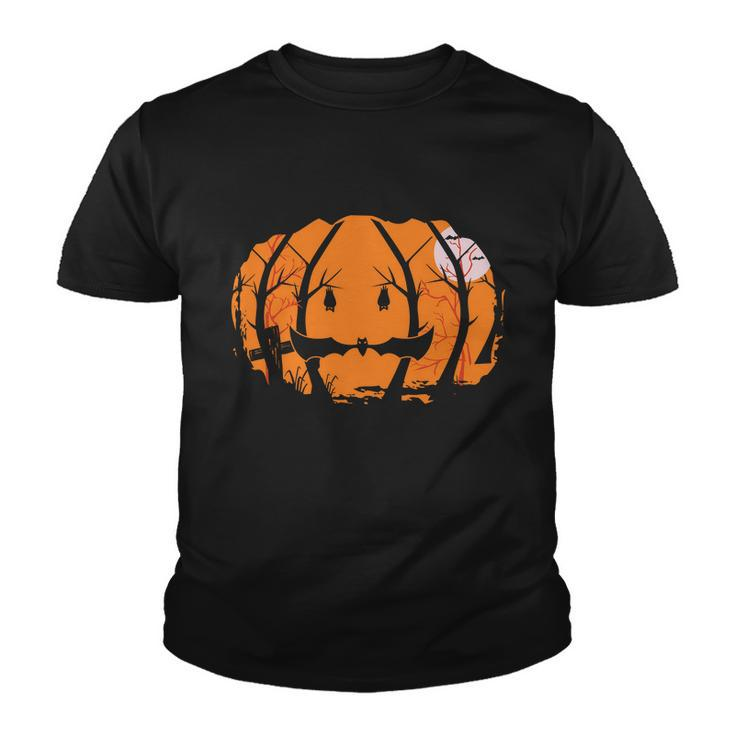 Pumpkin Bat Funny Halloween Quote Youth T-shirt