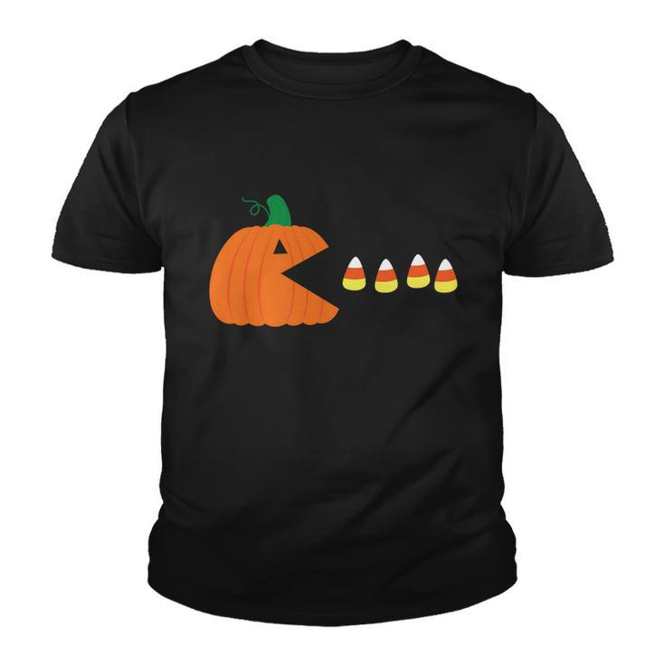 Pumpkin Candy Halloween Quote Youth T-shirt