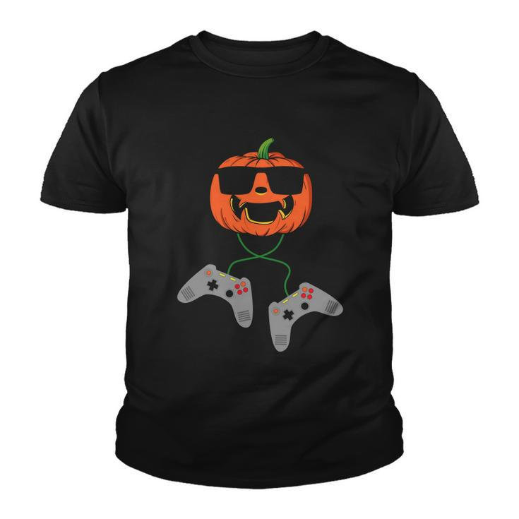 Pumpkin Gamer Halloween Quote Youth T-shirt