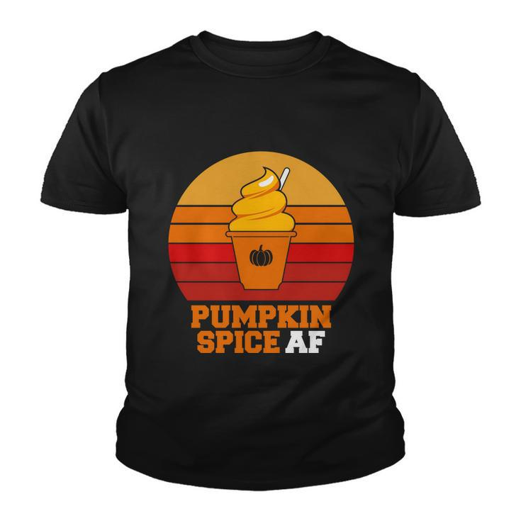 Pumpkin Spice Af Halloween Quote Youth T-shirt