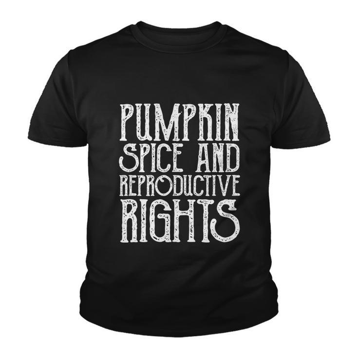 Pumpkin Spice And Reproductive Rights Vintage Feminist Gift Youth T-shirt