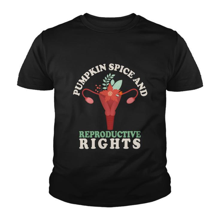 Pumpkin Spice Reproductive Rights Fall Feminist Pro Choice Cute Gift Youth T-shirt