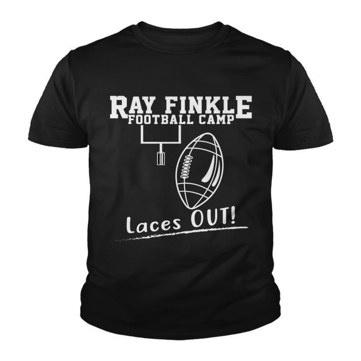 Ray Finkle Football Camp Laces Out Youth T-shirt