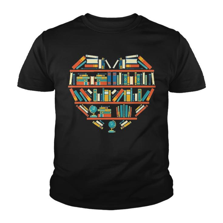 Reading Library Literature Read Books Youth T-shirt