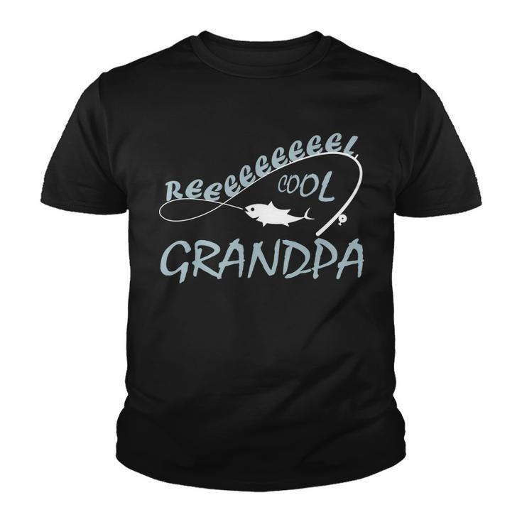 Real Cool Fishing Grandpa Tshirt Youth T-shirt
