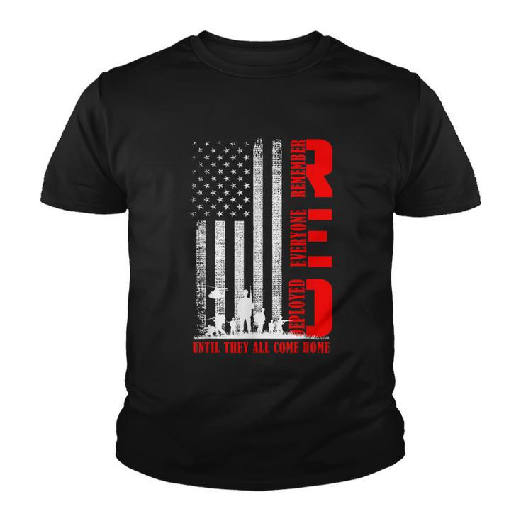 Red Friday Military Us Army Remember Erveryone Deployed Youth T-shirt