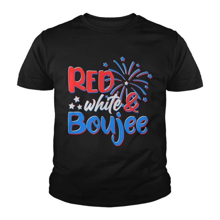 Red White And Boujee 4Th Of July Fireworks Youth T-shirt