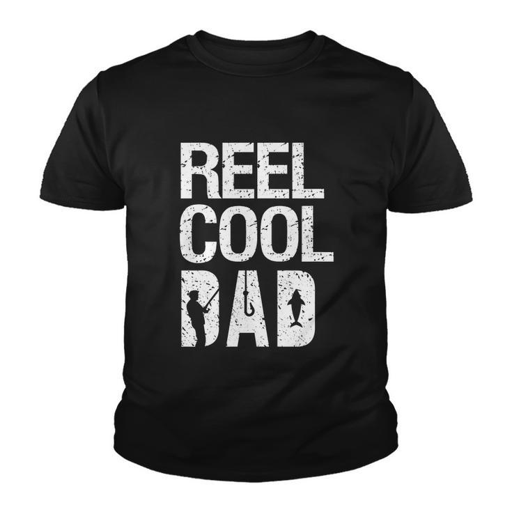 Reel Cool Dad Fishing For Fisherman Funny Youth T-shirt