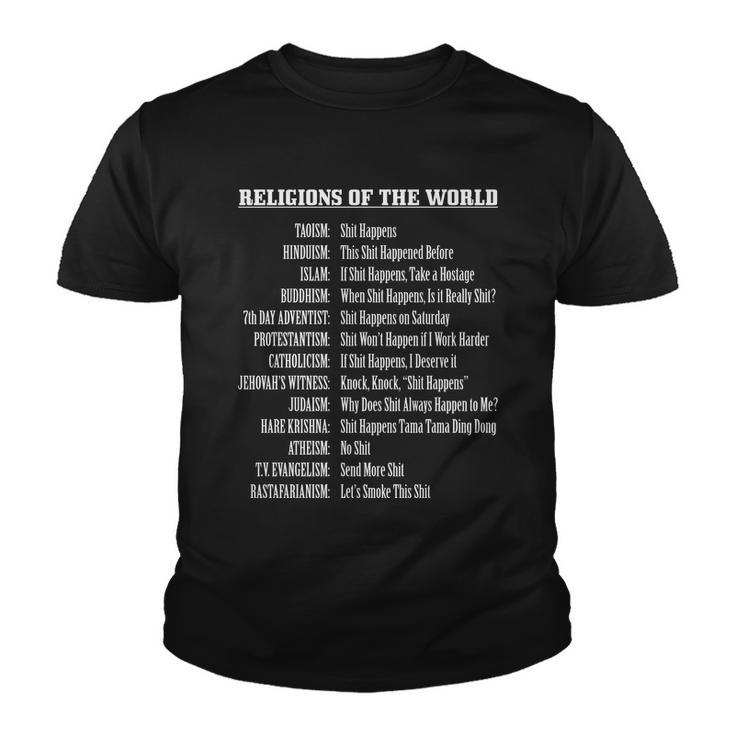 Religions Of The World Tshirt Youth T-shirt