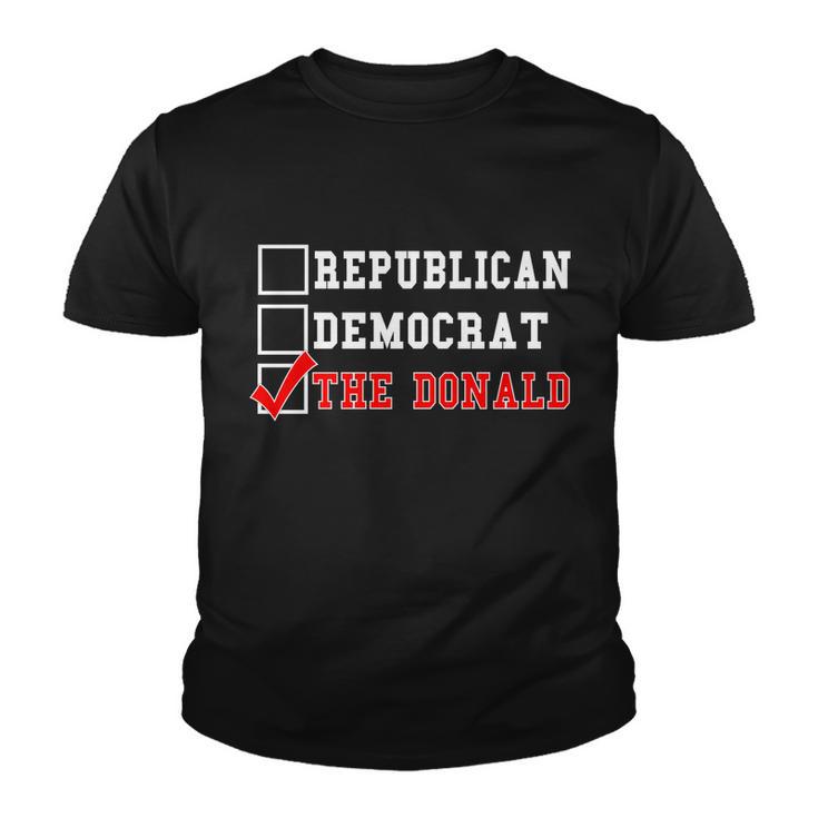 Republican Democrat Donald Trump Tshirt Youth T-shirt