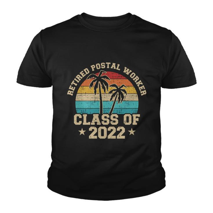 Retired Postal Worker Class Of 2022 Retirement Gift Youth T-shirt