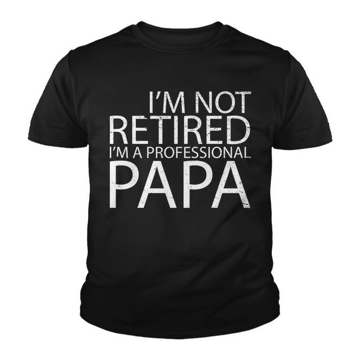 Retired Professional Papa Tshirt Youth T-shirt