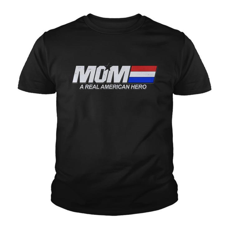 Retro 80S Mom A Real American Hero Youth T-shirt