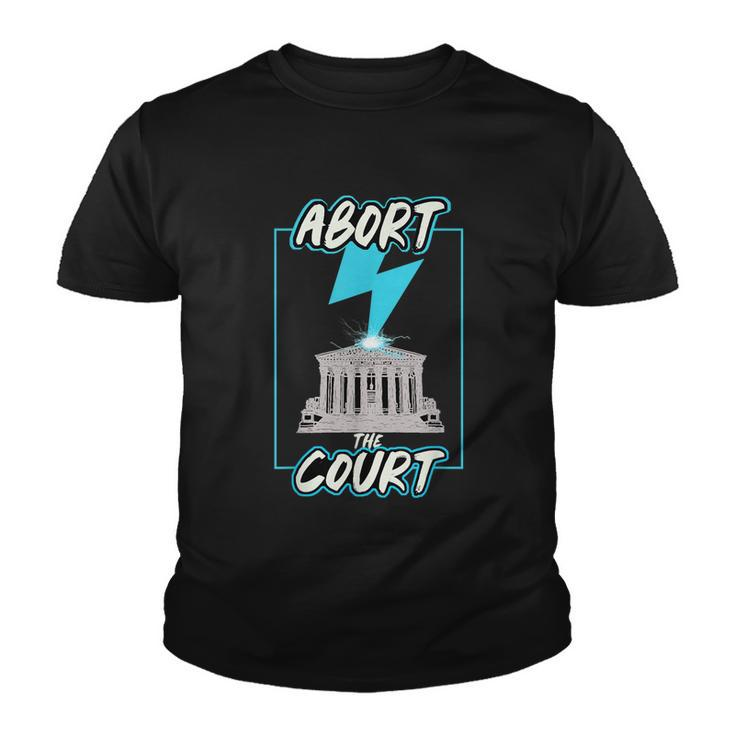 Retro Abort The Court Pro Choice Youth T-shirt