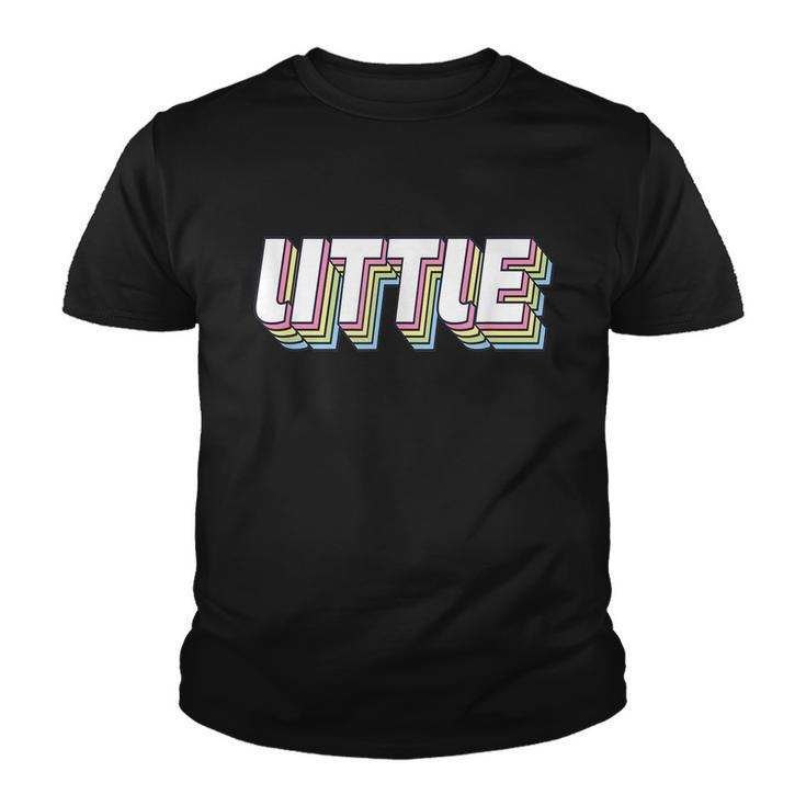 Retro Big Reveal Sorority Little Sister Big Little Week Youth T-shirt