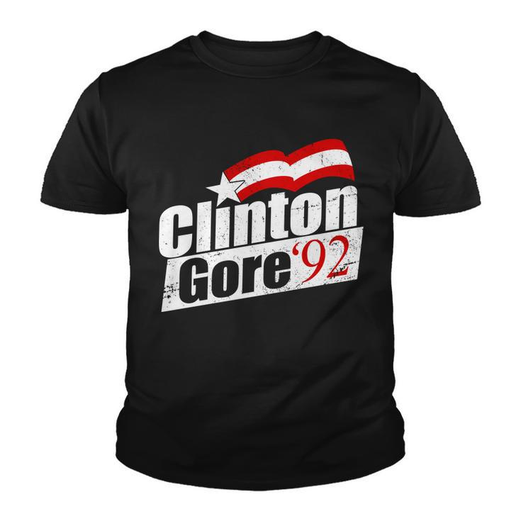 Retro Clinton Gore 1992 Election Youth T-shirt