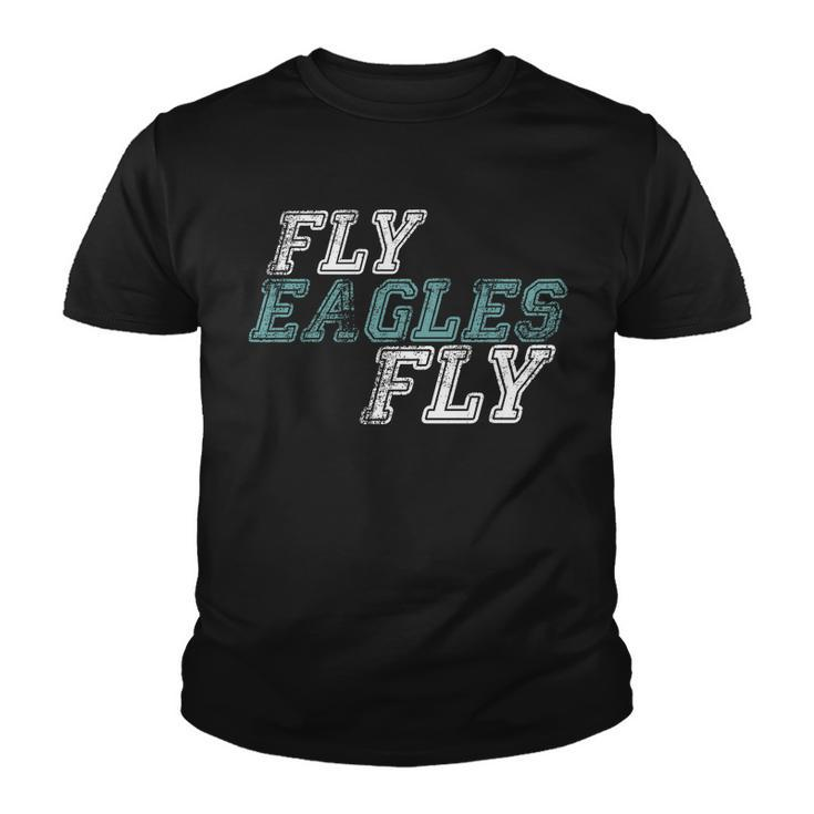 Retro Fly Eagles Fly Youth T-shirt