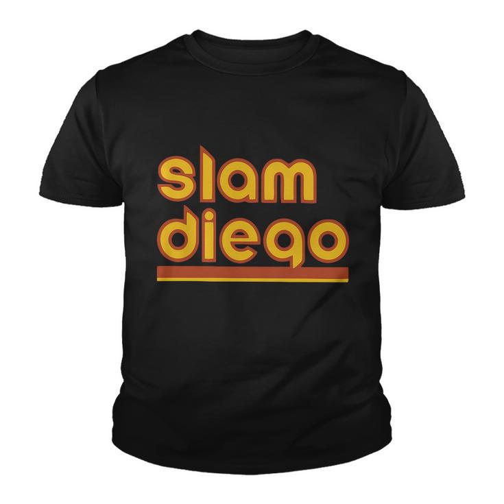 Retro Slam Diego Baseball San Fan Tshirt Youth T-shirt