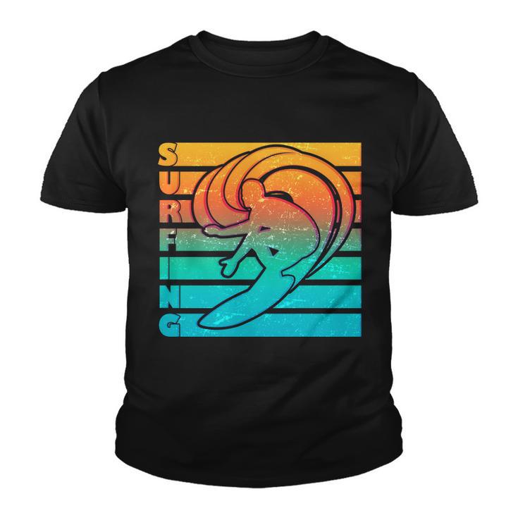 Retro Surfing V2 Youth T-shirt