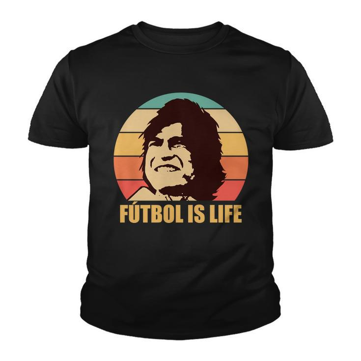 Retro Vintage Futbol Is Life Tshirt Youth T-shirt