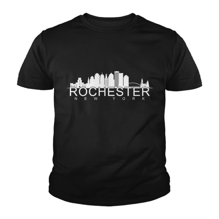 Rochester New York Skyline Youth T-shirt