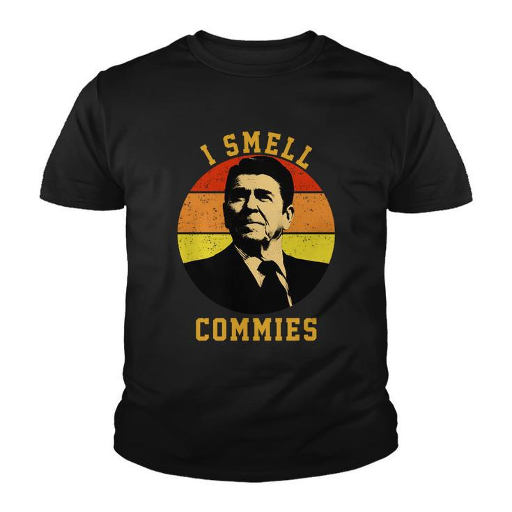 Ronald Reagan I Smell Commies Tshirt Youth T-shirt