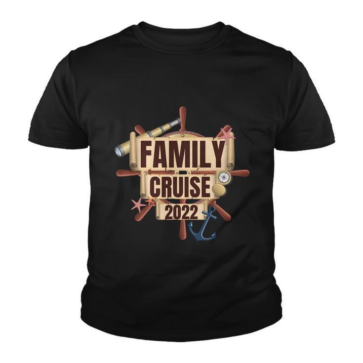 Sailing Cruising Ship Matching A Family Cruise Squad 2022 Gift Youth T-shirt