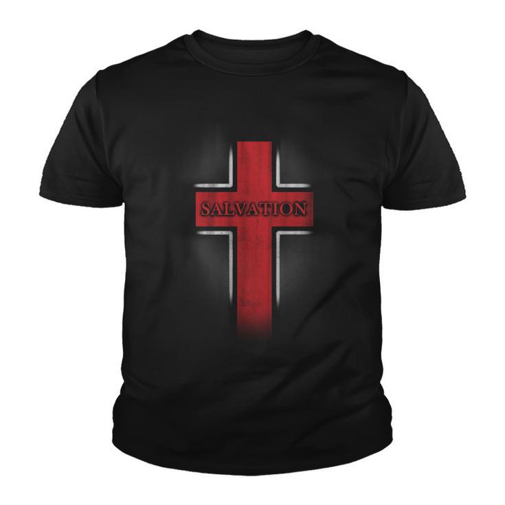 Salvation Christian Cross Tshirt Youth T-shirt