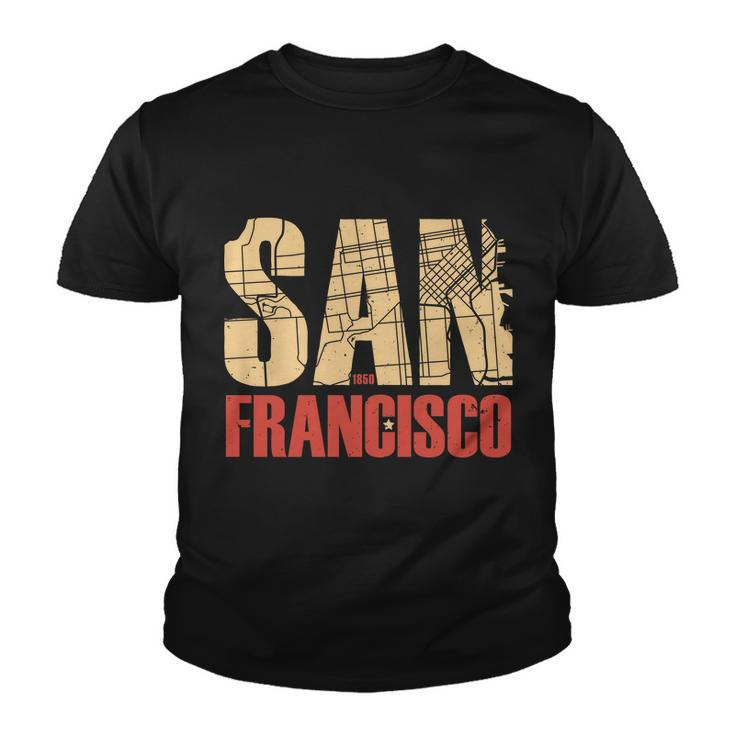 San Francisco Vintage Emblem Youth T-shirt