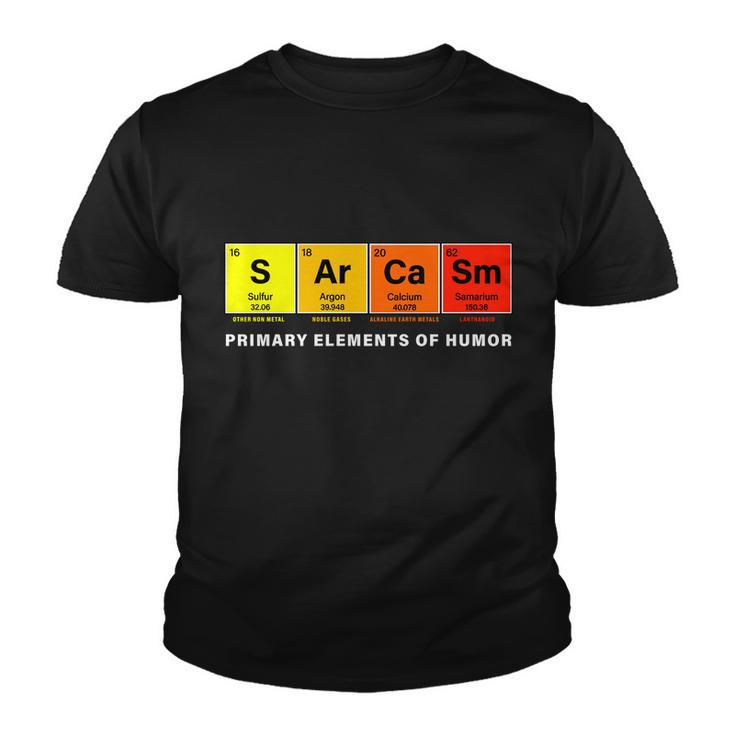 Sarcasm Primary Elements Of Humor Tshirt V2 Youth T-shirt