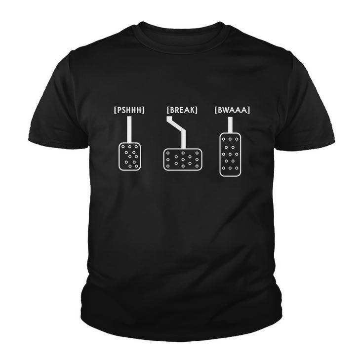 Save The Manual Funny Car Racing Transmission Diagram Gift Youth T-shirt