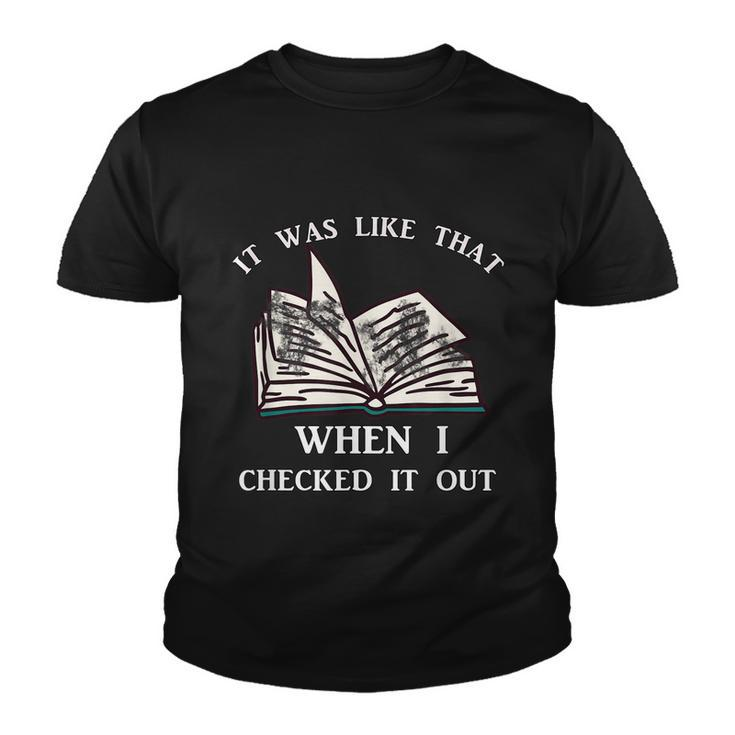 School Library Funny For Librarian Tshirt Youth T-shirt
