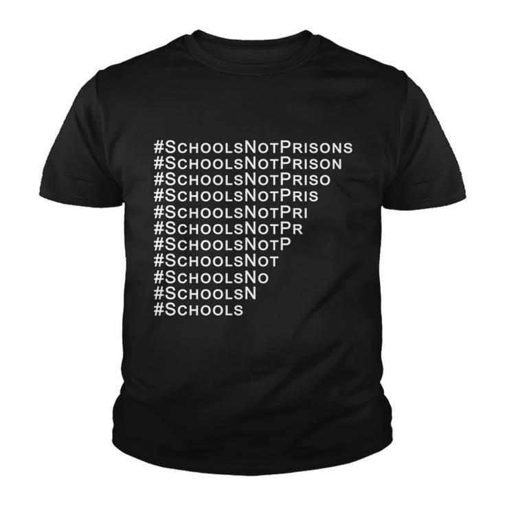 Schools Not Prisons Youth T-shirt