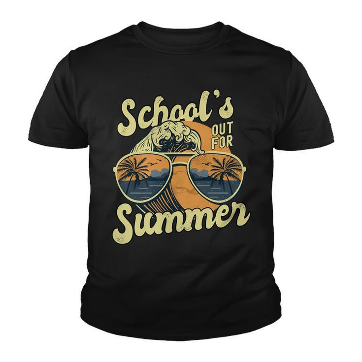 Schools Out For Summer For Teacher Cool Last Day Vintage Youth T-shirt