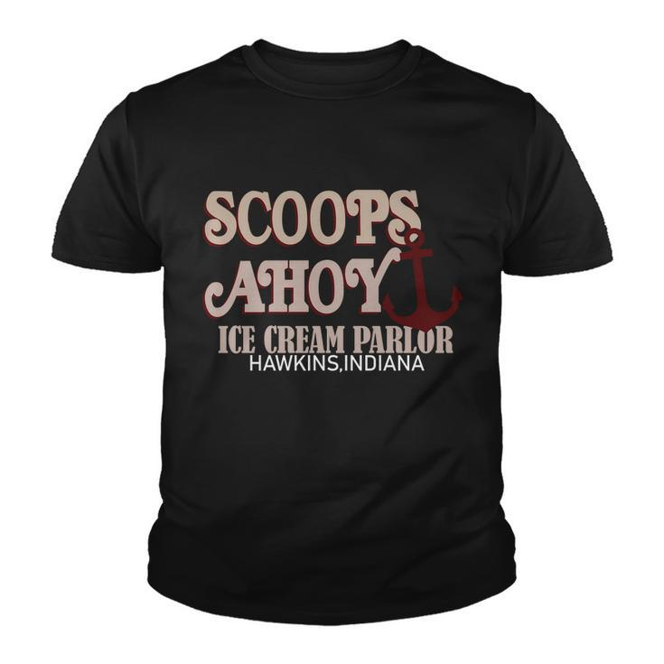 Scoops Ahoy Hawkins Indiana Tshirt Youth T-shirt