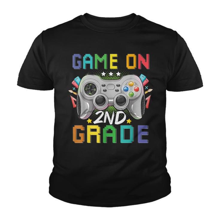 Second Grade Back To School Video Gamer Game On 2Nd Grade  Youth T-shirt