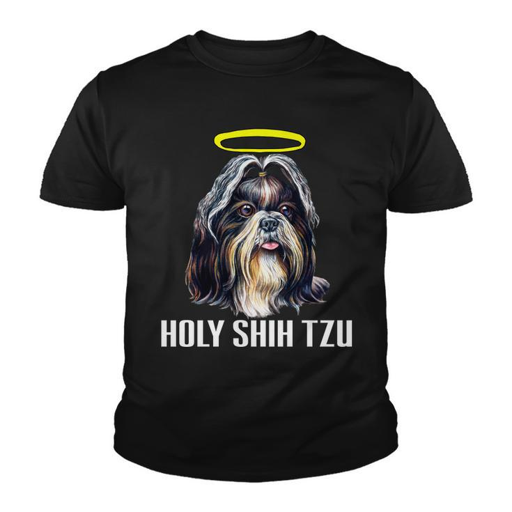 Shitzu Dog Holy Shih Tzu Youth T-shirt