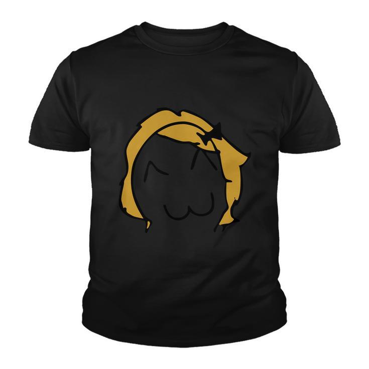 Silhouette Design Derp Meme Funny Troll Face Youth T-shirt