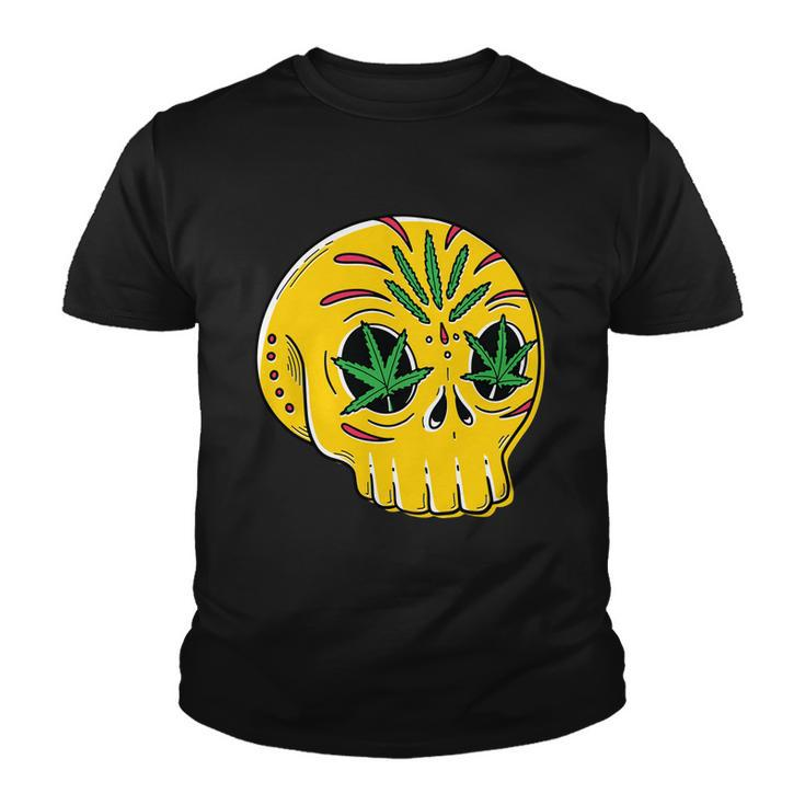 Skull Weed Youth T-shirt