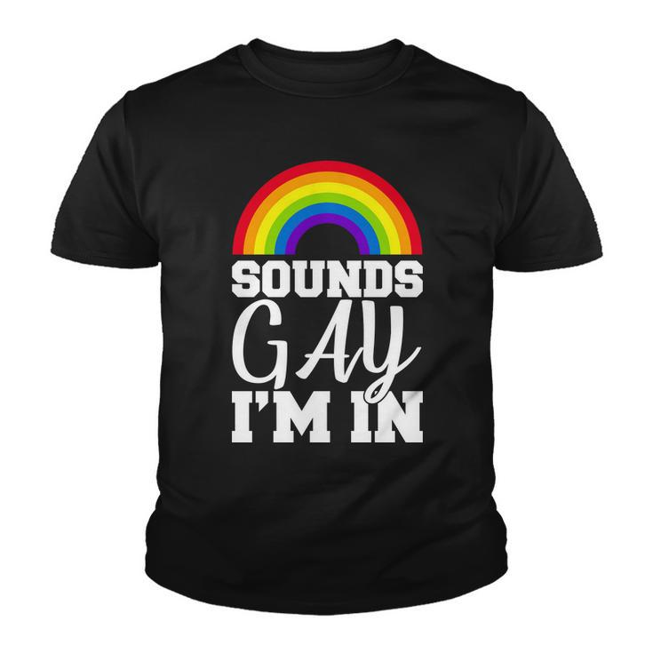 Sounds Gay Im In Tshirt Youth T-shirt