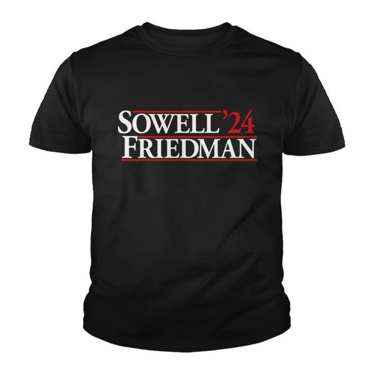 Sowell Friedman 24 Funny Election Youth T-shirt