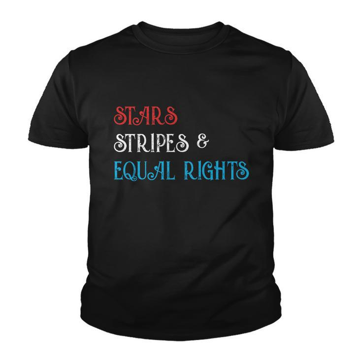 Stars Stripes And Equal Rights Pro Roe Pro Choice  Youth T-shirt