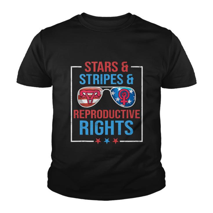 Stars Stripes And Reproductive Rights 4Th Of July Girl Youth T-shirt