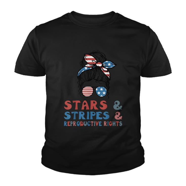 Stars Stripes Reproductive Rights American Flag V2 Youth T-shirt
