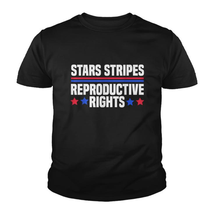 Stars Stripes Reproductive Rights American Flag V4 Youth T-shirt