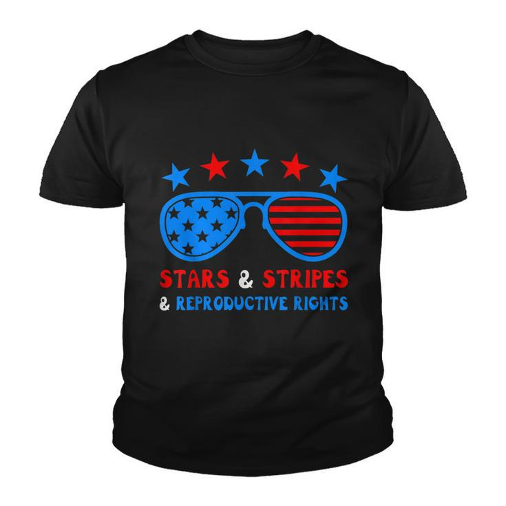 Stars Stripes Reproductive Rights Patriotic 4Th Of July V3 Youth T-shirt