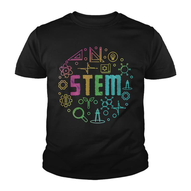 Stem Science Technology Engineering Math Teacher Gifts Youth T-shirt